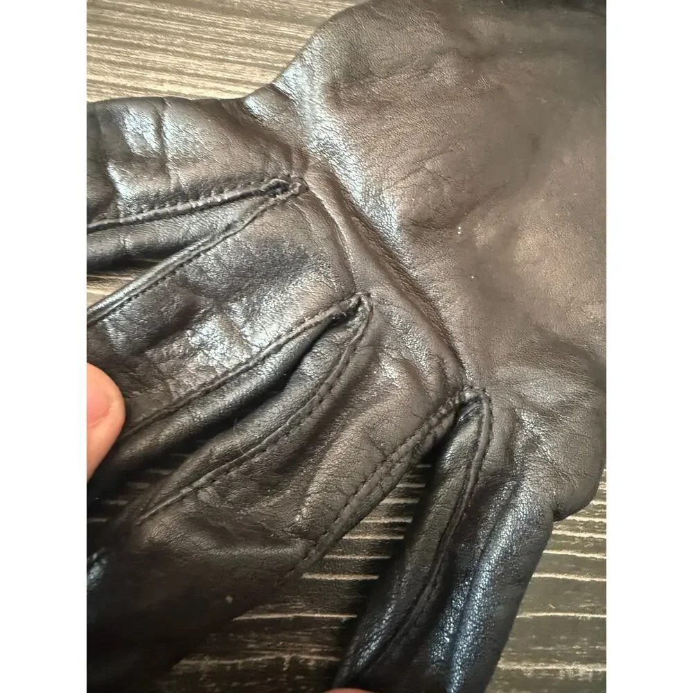 6/$25 Harley Davidson Single Leather Glove (Left Hand) with Charm Animal Print